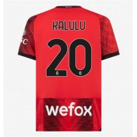 AC Milan Pierre Kalulu #20 Domáci futbalový dres 2023-24 Krátky Rukáv